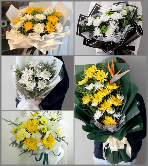 陕西咸阳市长武县昭仁街道小东庄村白事花束代送